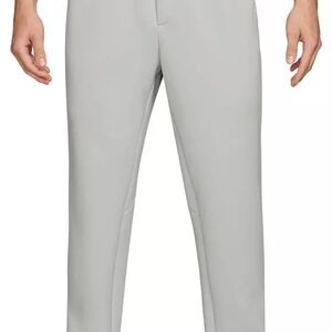 Nike White Men's Joggers with Embroidered Swoosh